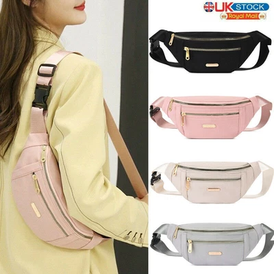 £5.99 • Buy Women Ladies Bum Bag Waist Fanny Pack Travel Holiday Wallet Money Belt Bumbag UK