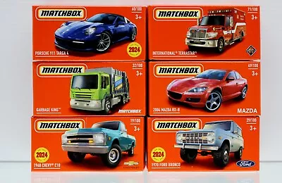 2024 Matchbox Power Grabs Porsche Chevy Ford Mazda Dodge Tesla Jeep • $6.95