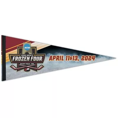 2024 Frozen Four Saint Paul Logo 12x30 Premium Pennant New In Package • $15.95