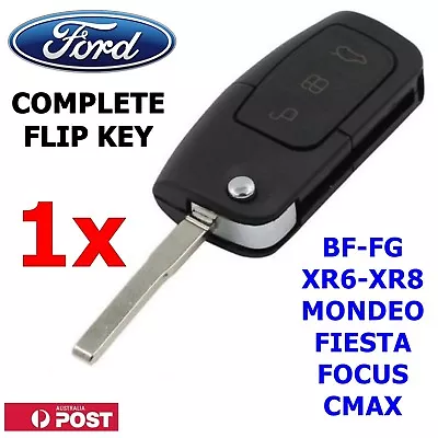 $25.99 • Buy FORD Transponder Remote Flip Key  BF FG Falcon Territory Mondeo FPV Focus Fiesta