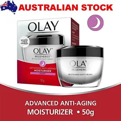 Olay Regenerist Revitalising Night Face Cream Moisturiser 50g • $34.99