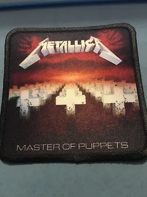 Metallica Master Of Puppets Sublimated Patch 3”x3” Album Cover Rock Metal • $4