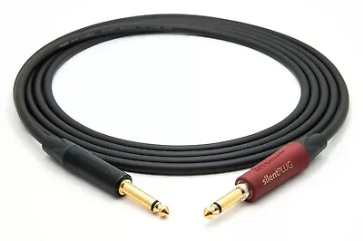 15 Ft MOGAMI GUITAR CABLE WITH NEUTRIK 1/4  TS SILENT PLUG. • $53.95