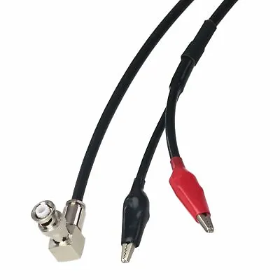 HT/MHV Plug Elbow To Crocodile Clips High Voltage Procedure DC Test Cable 1~16FT • $9.81