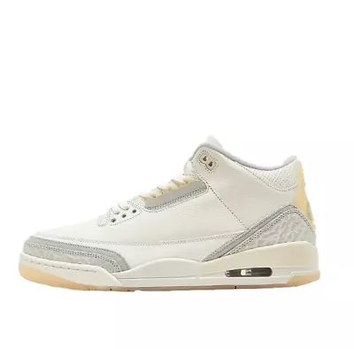 Air Jordan 3 Retro Craft Ivory/Grey Mist-Cream FJ9479100 Men's Size 14 • $173.99