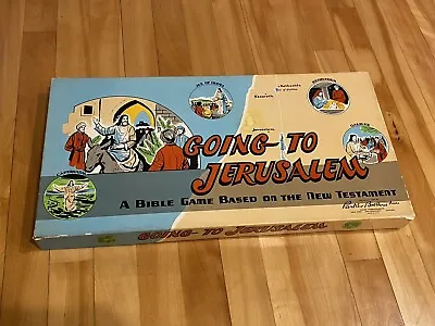 Going To Jerusalem Vintage 1955 Parker Brothers Bible Board Game Nice! • $69