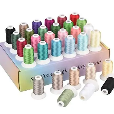 32 Colors Polyster Embroidery Machine Thread Kit 550Yards Each Spool • $33.04