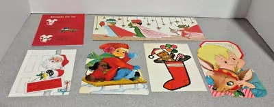 Vintage Christmas Greeting Cards Lot Of 6 • $6.99