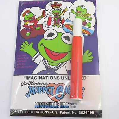 Vintage Magic Pen Painting Book Muppet Babies Invisible Ink Imaginations Unlimit • $24