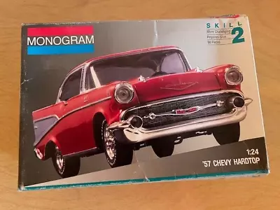 Monogram 1:24 Scale '57 Chevy Hardtop Open Box Model Kit • $0.99