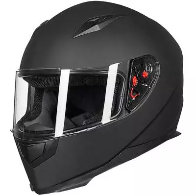 ILM Full Face Motorcycle Helmet Street Bike Helmet With 2 Visors+Neck Scarf DOT • $64.99