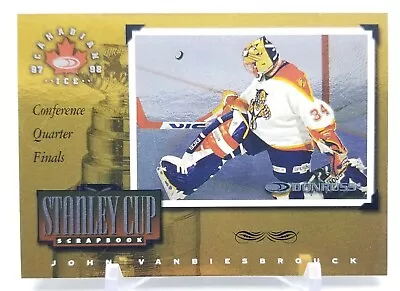 1997-98 Donruss Canadian Ice JOHN VANBIESBROUCK Stanley Cup Scrapbook /2000 #16 • $3.88