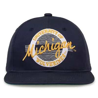 The Game University Of Michigan Wolverines Retro Circle Adjustable Snapback Hat • $24.95