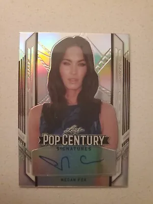 Megan Fox 2021 Leaf Pop Century Signatures AUTOGRAPH 5/37 Transformers Model • $109