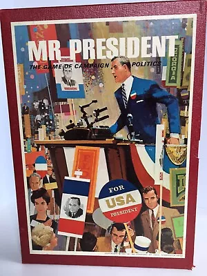 Vintage MR. PRESIDENT The Game Of Campaign Politics - 3M Bookshelf Games 1967 • $17.99