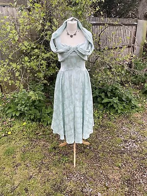 Genuine Vintage  50’s Satin Margot Bywaters Dress • £180