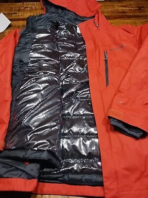 Mens Columbia  Whirlibird IV Omni Heat Vented Interchange Jacket Sz LG • $94.99