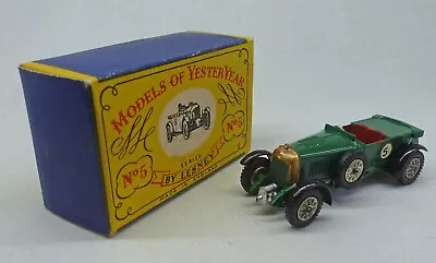 Matchbox Models Of Yesteryear Y-5a Le Mans Bentley With A Type Box • £3.20