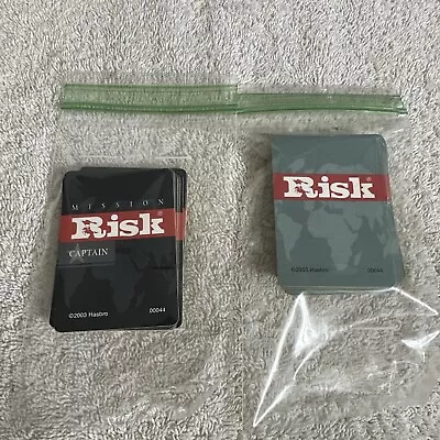 2003 RISK Global Domination Replacement Cards - Territory & Mission Cards READ • $9.99