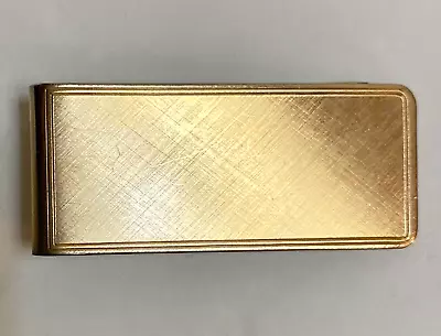 Vintage MAYNARD Gold Tone Money Clip 2 1/4  • $6.99