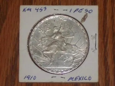Mexico Un Peso Caballito 1910 Lustrous • $99
