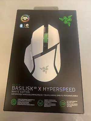 RAZER BASILISK V3 X HYPERSPEED WIRELESS GAMING MOUSE White NEW SEALED RZ01-0487 • $21.50