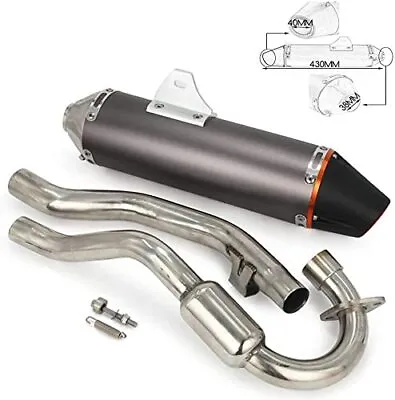 Slip On Full Exhaust Muffler Pipe System For CRF150F CRF230F 2003-2013 Dirt Bike • $90.99