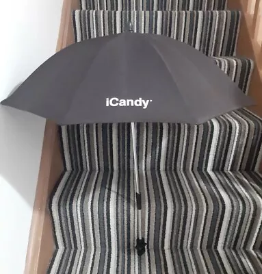 ⭐ GENUINE ICandy Peach  Black Jack  DARK BROWN Sun Shade Parasol/Umbrella ⭐ • £14.95