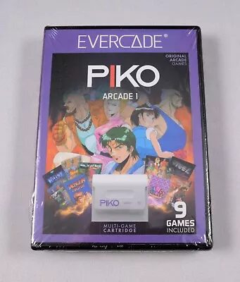 PIKO ARCADE 1 NEW SEALED # 10 Authentic Evercade 9 Games Blaze 2023 • $21.95