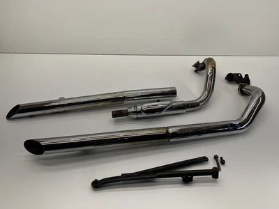 $254.99 • Buy #124 07-15 2007 Yamaha V Star 650 Xvs 650 Custom Exhaust Muffler Header Pipes
