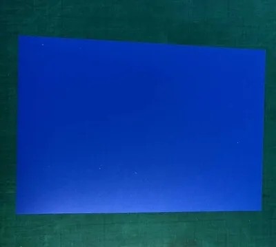 A4 ROYAL BLUE Polypropylene Plastic Sheet 0.8mm Model Making Art Craft • £3.85