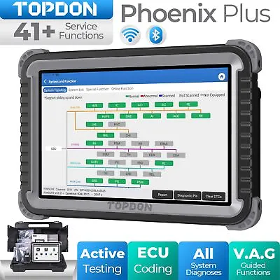 2024 TOPDON Phoenix Plus Key Programming Tool Full System Diagnostic Scanner • $799