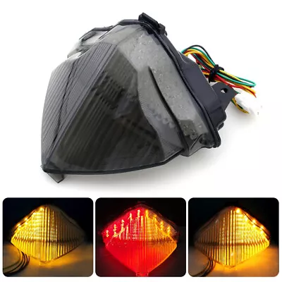 Integrated LED TailLight Turn Signals For Yamaha YZF 1000 R1 2004-2006 Smoke V1 • $30.99