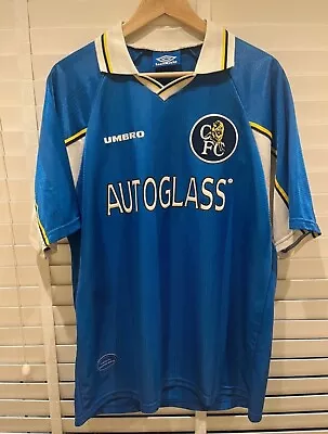 Retro Chelsea 1997 Home Shirt Umbro L • £85