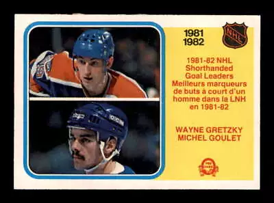 1982 O-Pee-Chee #237 Wayne Gretzky/Michel Goulet LL NM+ X3045353 • $6.25