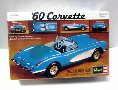 '60 Corvette Revell Model Car Kit New Factory Sealed Vintage 1984 • $24.95