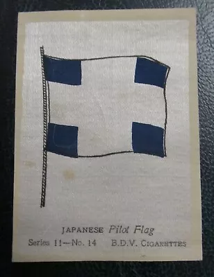 £2.99 • Buy BDV Cigarette Silks Card Japanese Pilot Flag Military Cat Price £4.40
