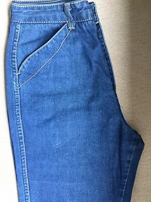 Vintage Chemin De Fer Blue Denim Jeans W26 L34 • $32.01