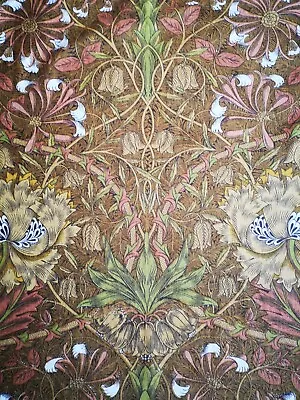 Pair Of Vintage Liberty Of London William Morris 'Honeysuckle' Cotton Curtains  • £245