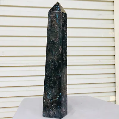 5.61lb Natural Fireworks Stone Obelisk Quartz Tower Crystal Wand Point Healing • $4.25
