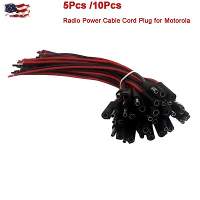 5/10 Pcs Radio Power Cable Cord Plug For Motorola GM XPR XTL CDM CM MaxTrac • $17.95