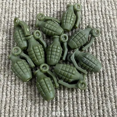 10X 1:6 GI JOE Hand Grenade Weapon For 12   Soldier Action Figure Accessory Toy • £7.40