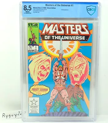 MOTU Masters Of The Universe #1 He-Man Graded 8.5 1986 Star Comics CBCS • $105