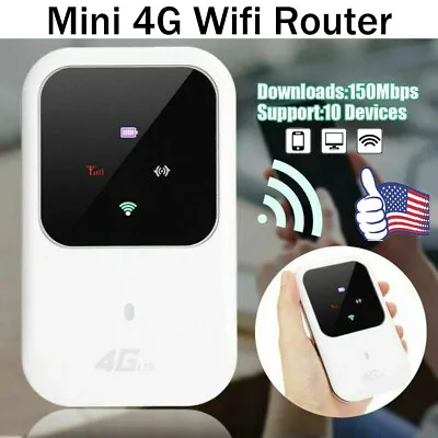 4G LTE Mobile Broadband Wireless Router Hotspot SIM Unlocked WiFi Modem US • $23.45