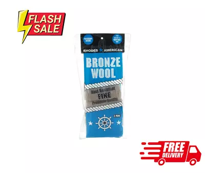 Fine Grade Bronze Wool Pads 3 Pack 3 Steel Wool Pads Per Pack 3 Pack • $8.41