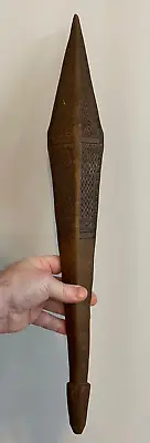 Antique? Solomon Islands? Ornate Ceremonial Wooden War Club South Seas? Decor • $198.90