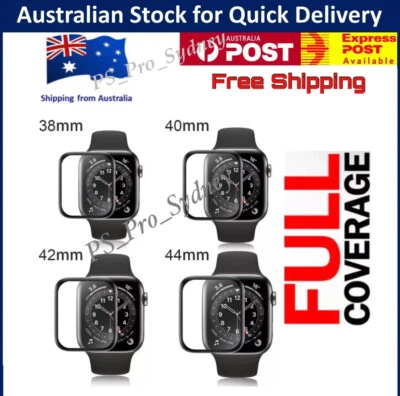 $4.95 • Buy 2X Screen Protector For Apple Watch IWatch Series 6 5 4 3 2 SE 38 40mm 42mm 44mm