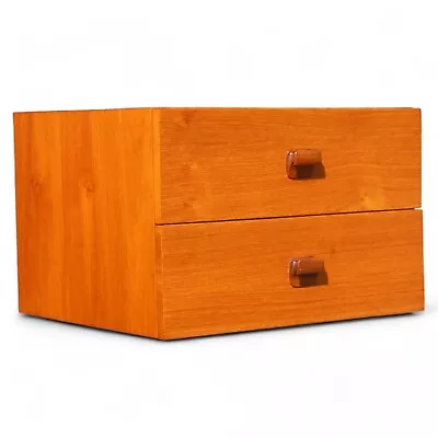 Mid Century Teak Modular Wall Unit Floating Drawers / Shelf Drawer Unit Retro • £45