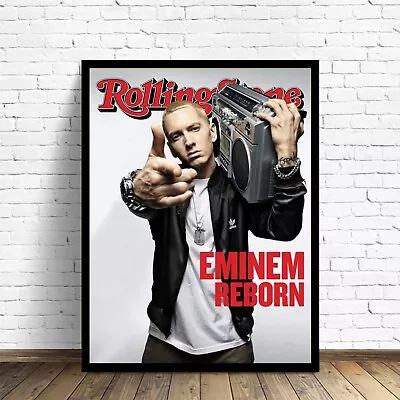 Eminem  Music Posters A4a3a2a1a0 Or Canvas Framed Art  Prints Home /office • £3.99