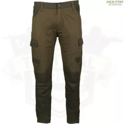 JACK PYKE Green Fieldman Trousers MENS HUNTING SHOOTING Walking Fishing Bottoms • £32.95